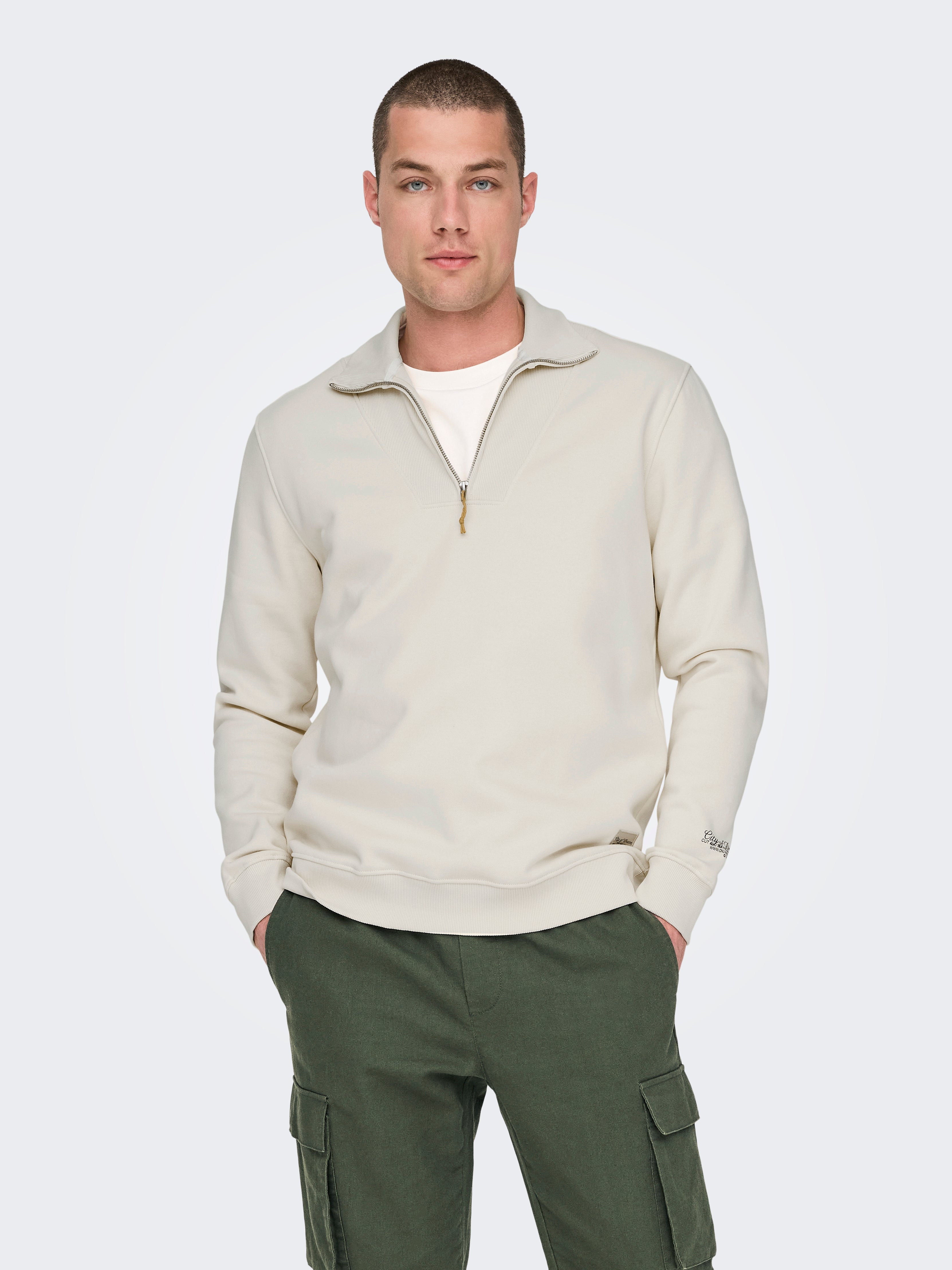 ONSRILEY Sweatshirt Antique White