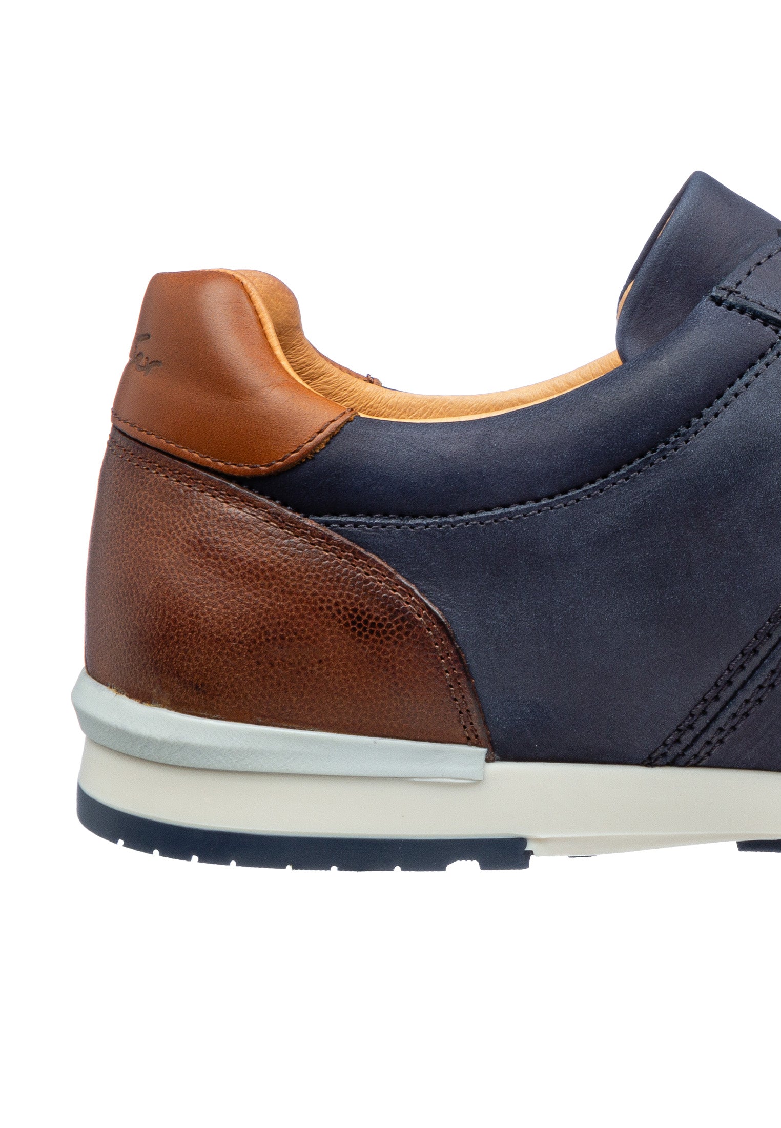 Navy blauw nubuck Anzano sneaker