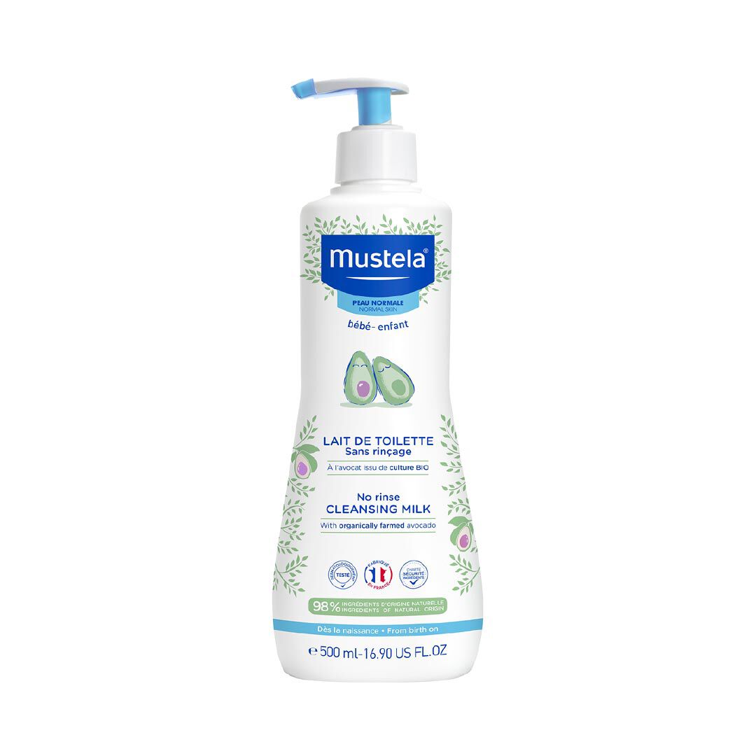 MUSTELA  Leite de Limpeza Sem Enxaguar - 500ml