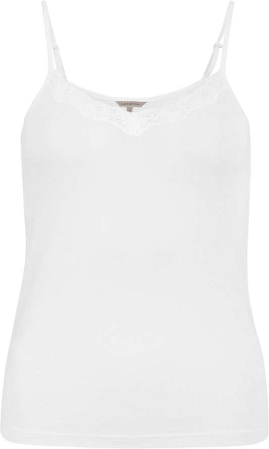 Lady Avenue Camisole Hvid