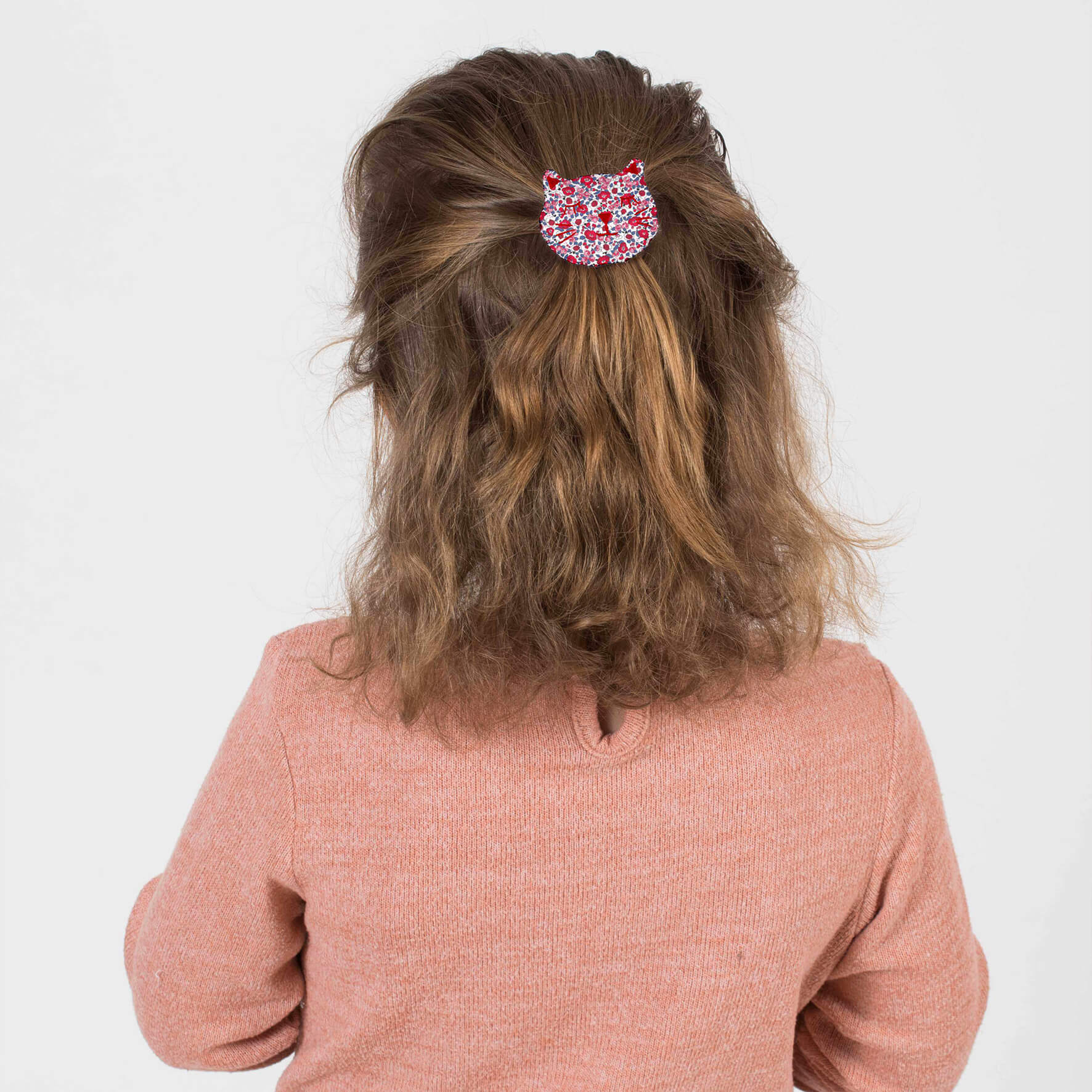 Barrette Miaou Rouge Corolle