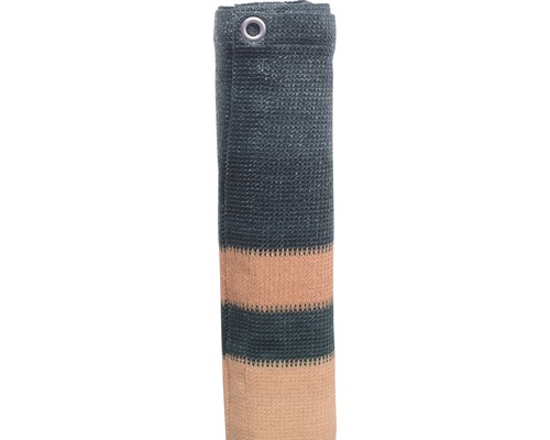 Balkonoverkapping PE 90 x 300 cm groen/beige