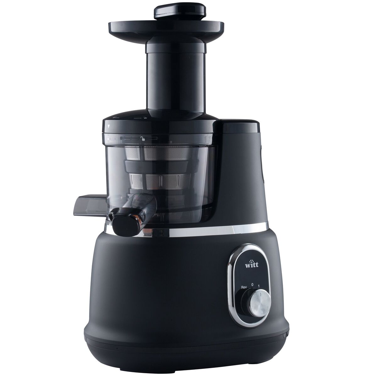 Premium slow juicer, svart