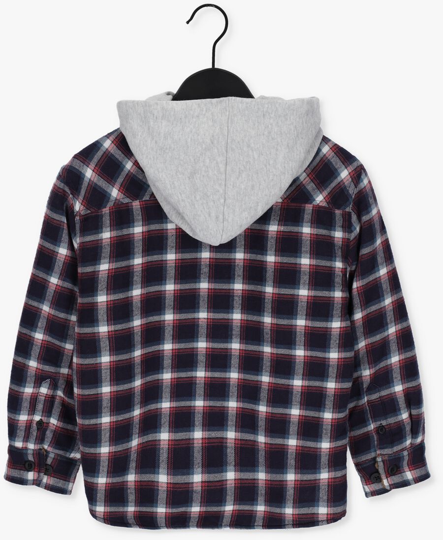 AO76 blauw/wit gestreepte ao76 vest andrew hooded teddy skirt