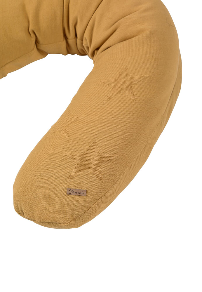 Sterntaler Strick-Stillkissen 0, mittelgelb