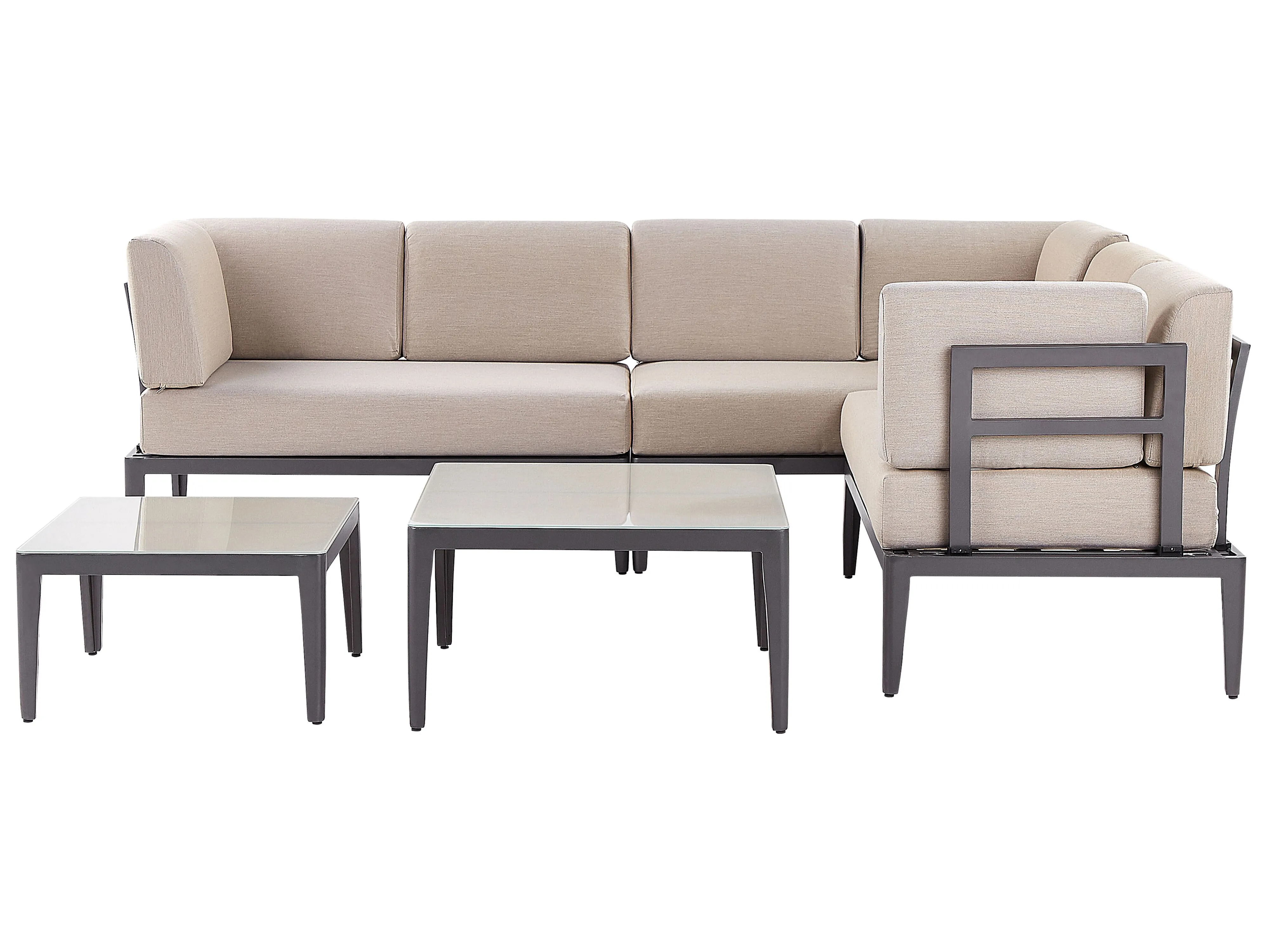 Set tuinkussenhoezen RIMA III Beige