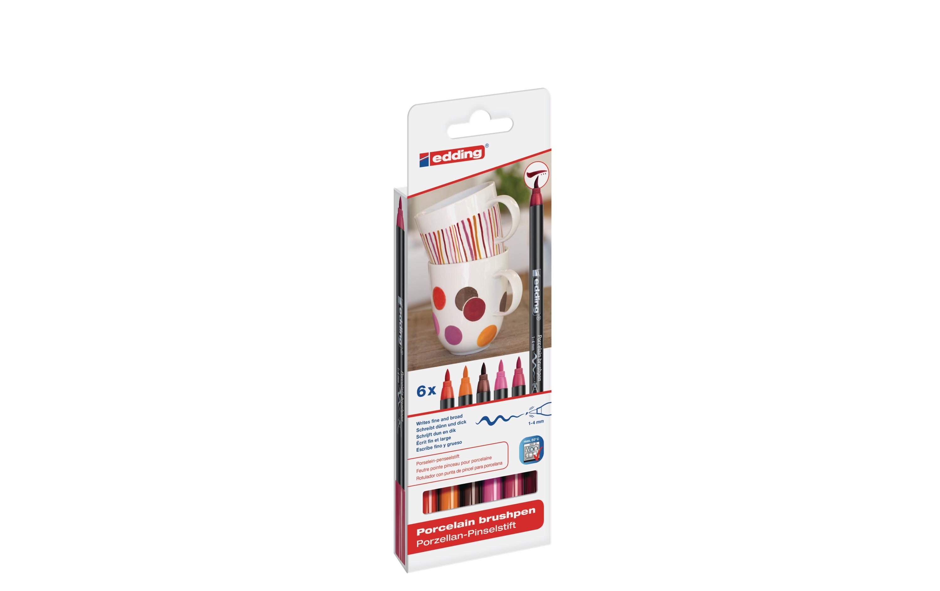 Porzellanmarker 4200 warm 6 StückVerleihen Sie Ihrem Porzellan einen neuen Look