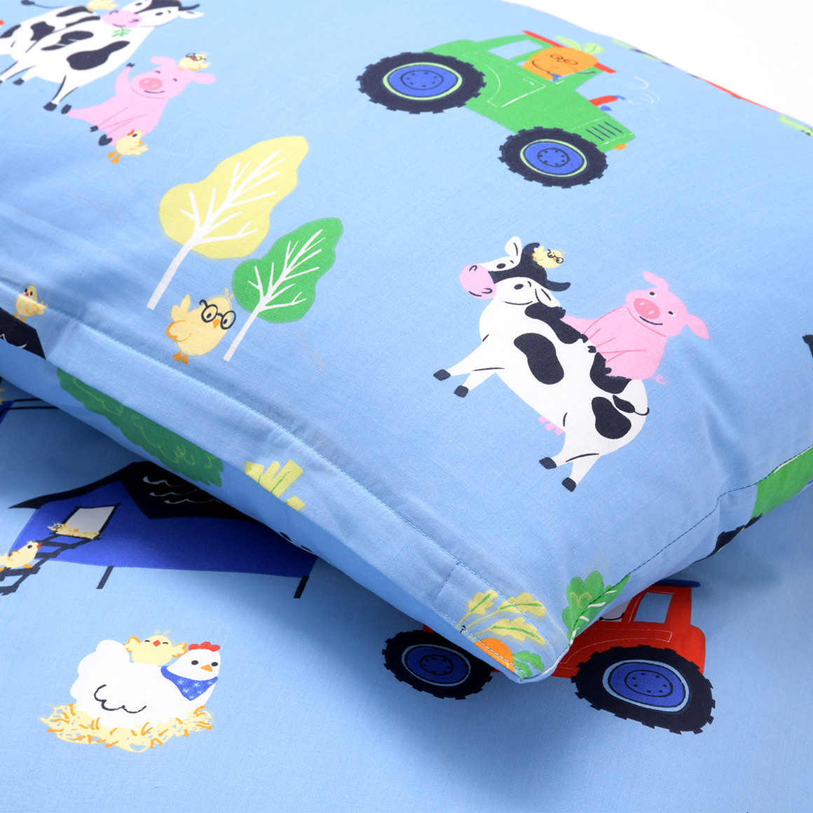 Topomini Renforcé Kinder Bettwäsche 100x135 cm hellblau