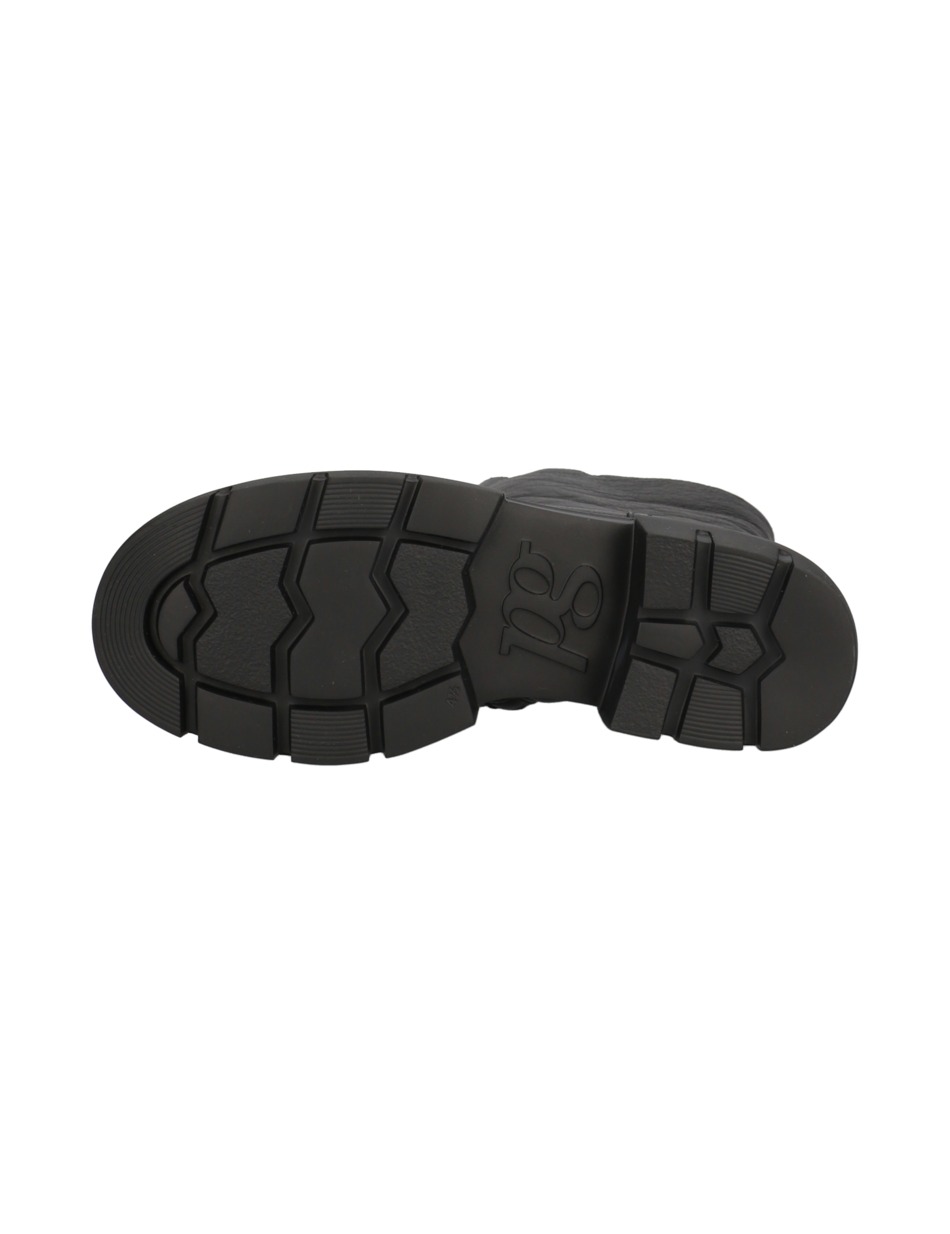 Lederkombination Boot