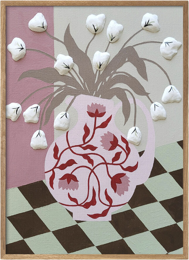 Poster & Frame Bille Who - Lily flowers Flerfarvet