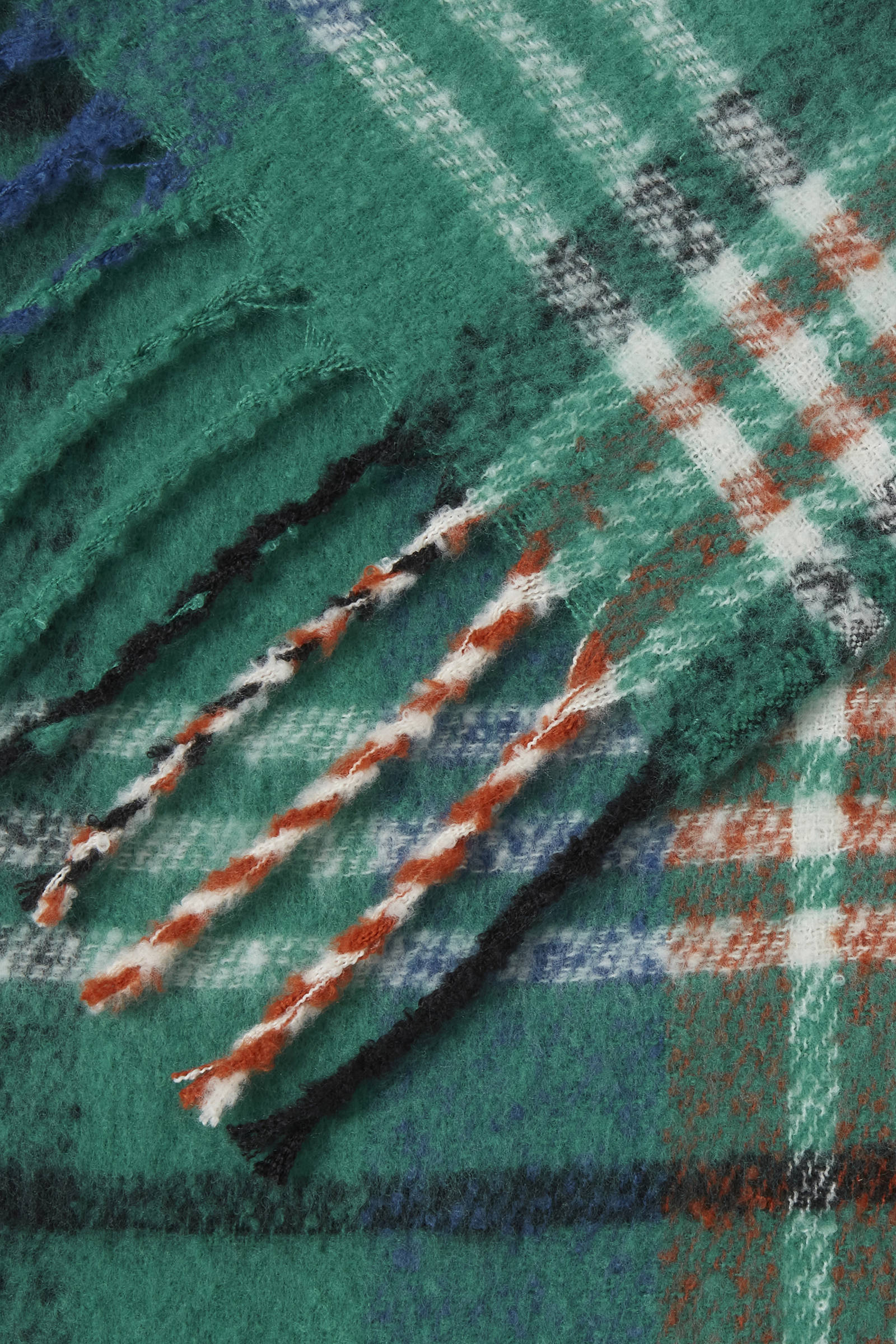 ICHI geruite sjaal IAELMA groen