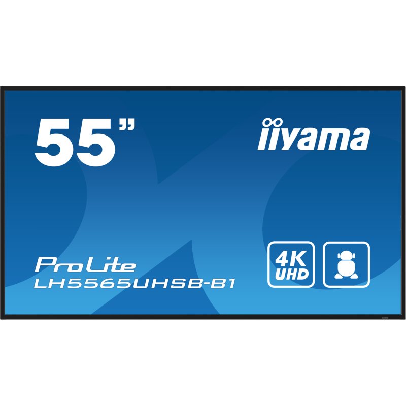 iiyama LH5565UHSB-B1 Écran d'affichage dynamique En forme de kiosk 138,7 cm (54.6