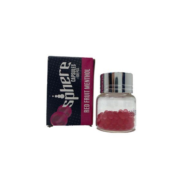 Capsulas Sphere para Filtros - Sabor Frutas Vermelhas Mentol