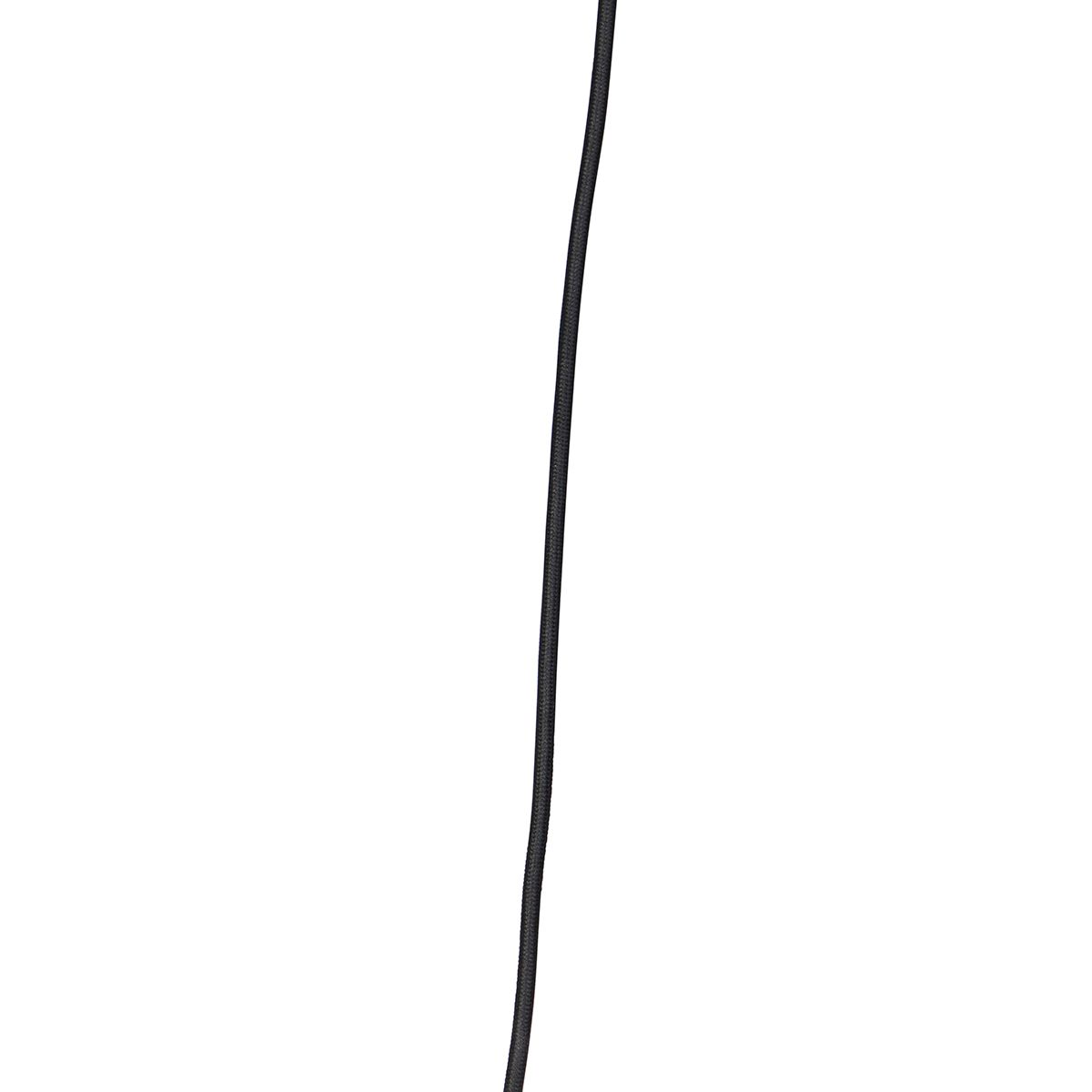 Hanglamp zwart met goud en smoke glas incl. PUCC - Zuzanna