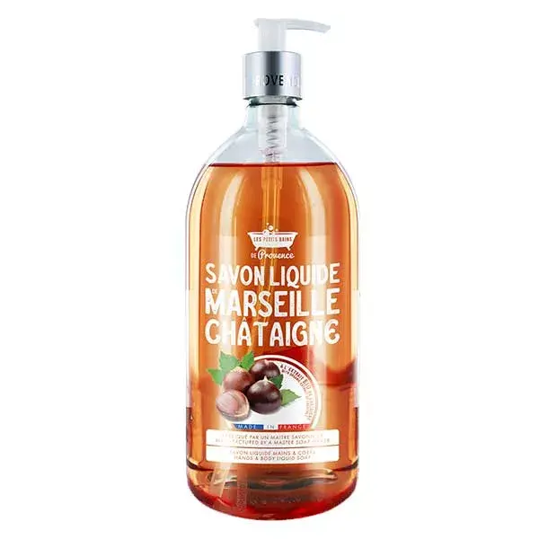 Sabonete Líquido Les petits bains de Provence 1L Castanha