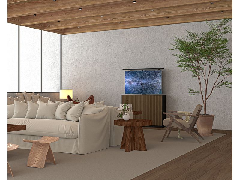 Multibrackets TV-Lift Slim Möbel inkl. Liftsystem max. 50 k Schrank für TV-Geräte und Displays - 55