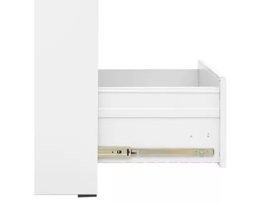 Classeur Blanc 46x62x133 cm Acier