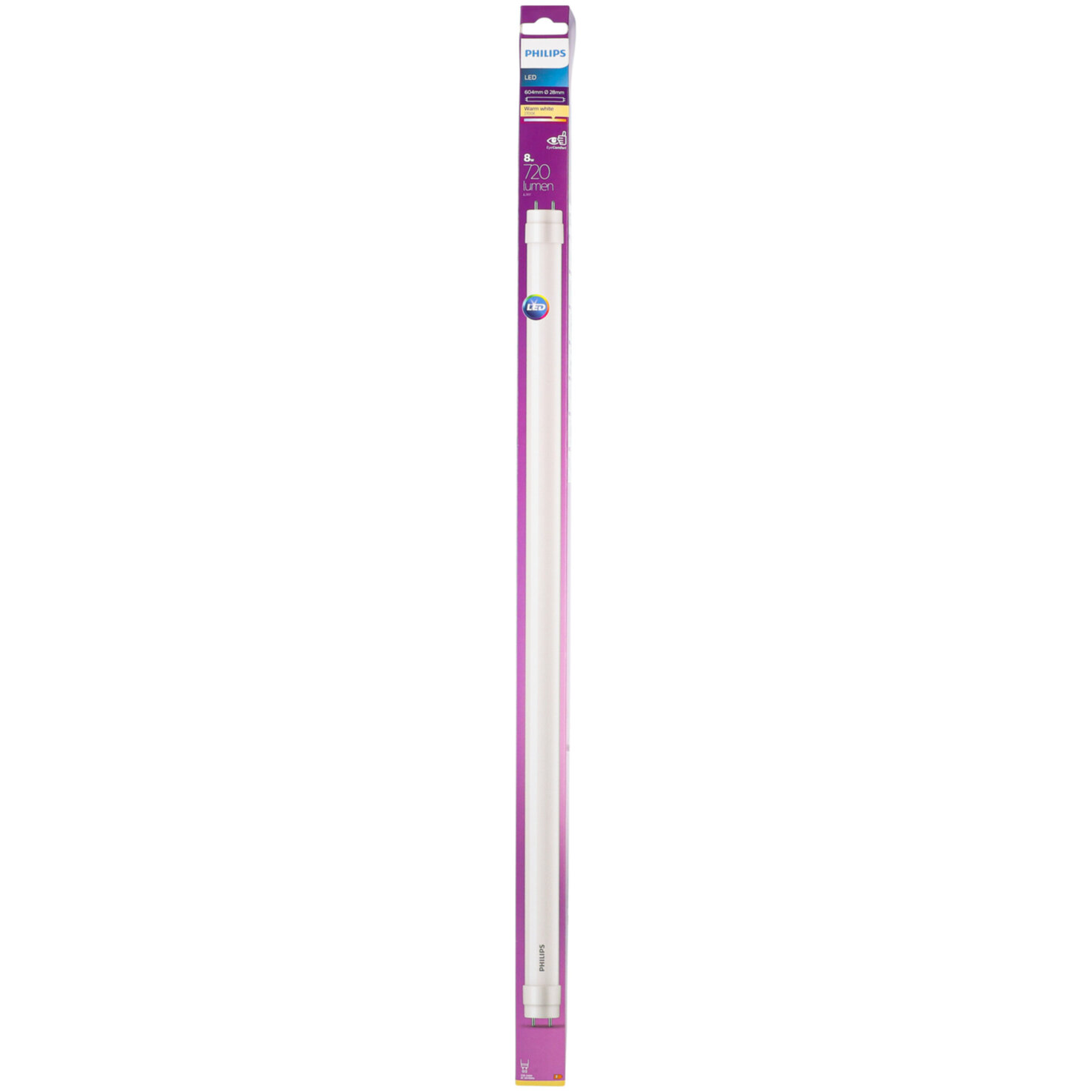 Philips LED-Röhre 8W G13 800 Lumen warmweiss (2700K) 600mm