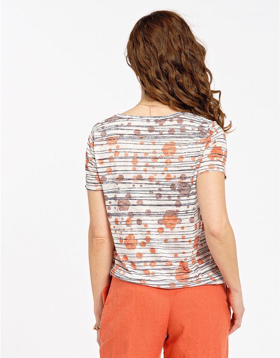 T-shirt écru léger et dou