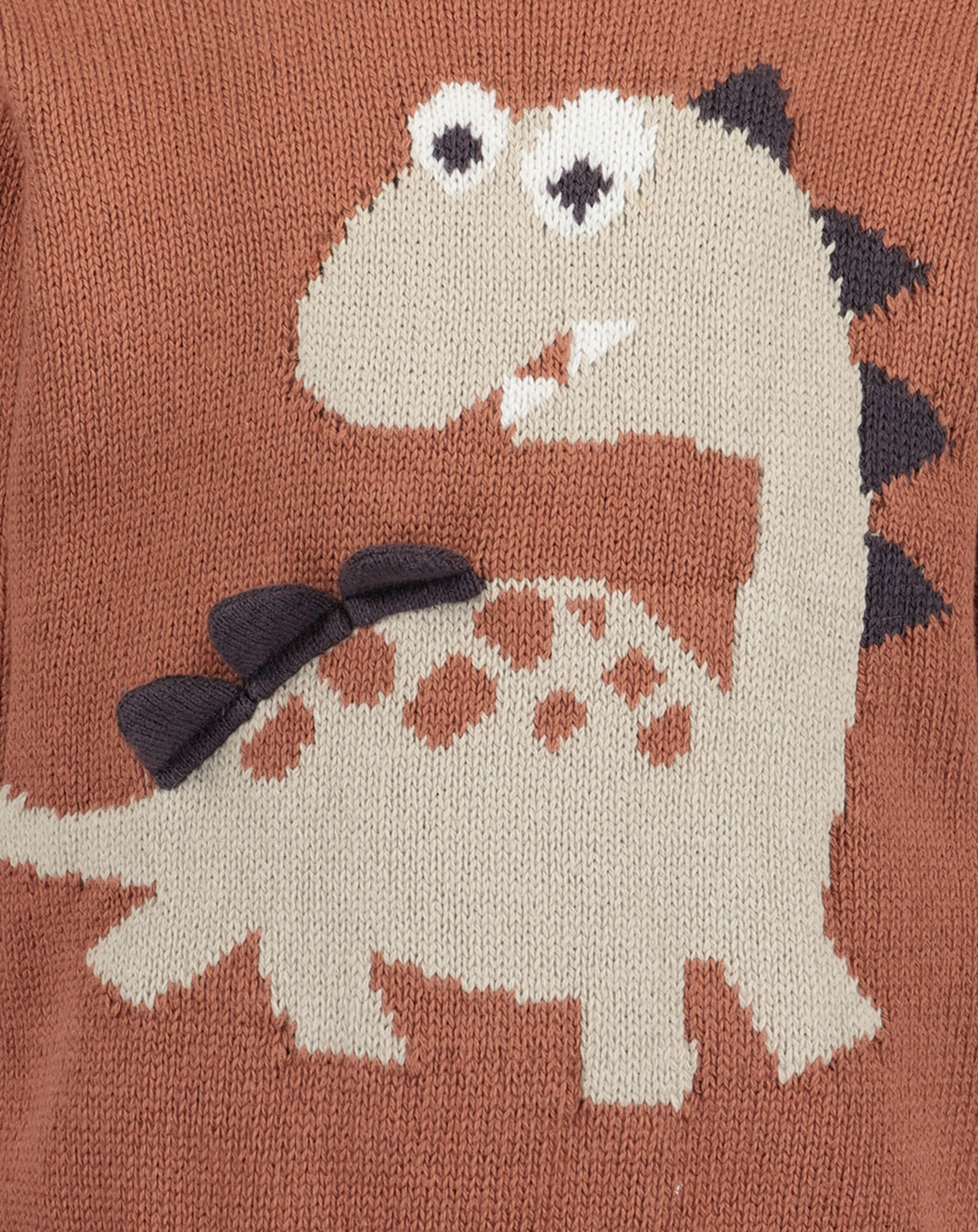 Strickpullover DINOSAUR in kupfer