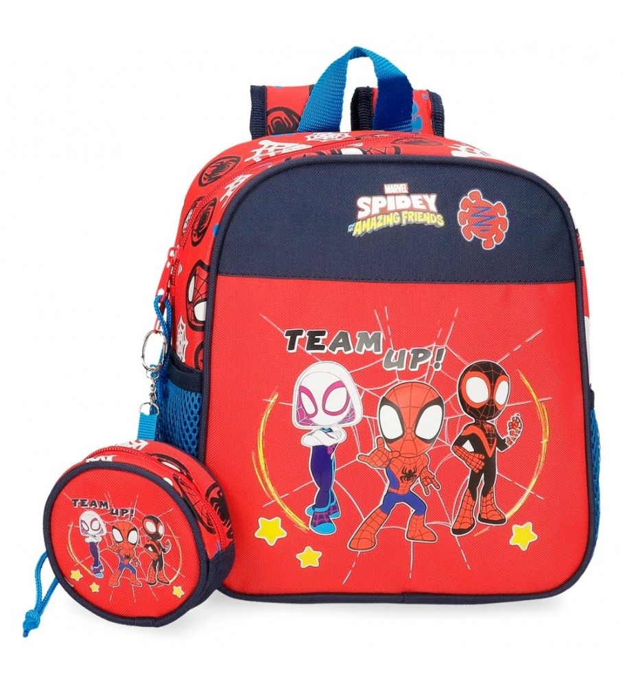 Joumma Bags Mochila Preescolar Spidey and friends rojo