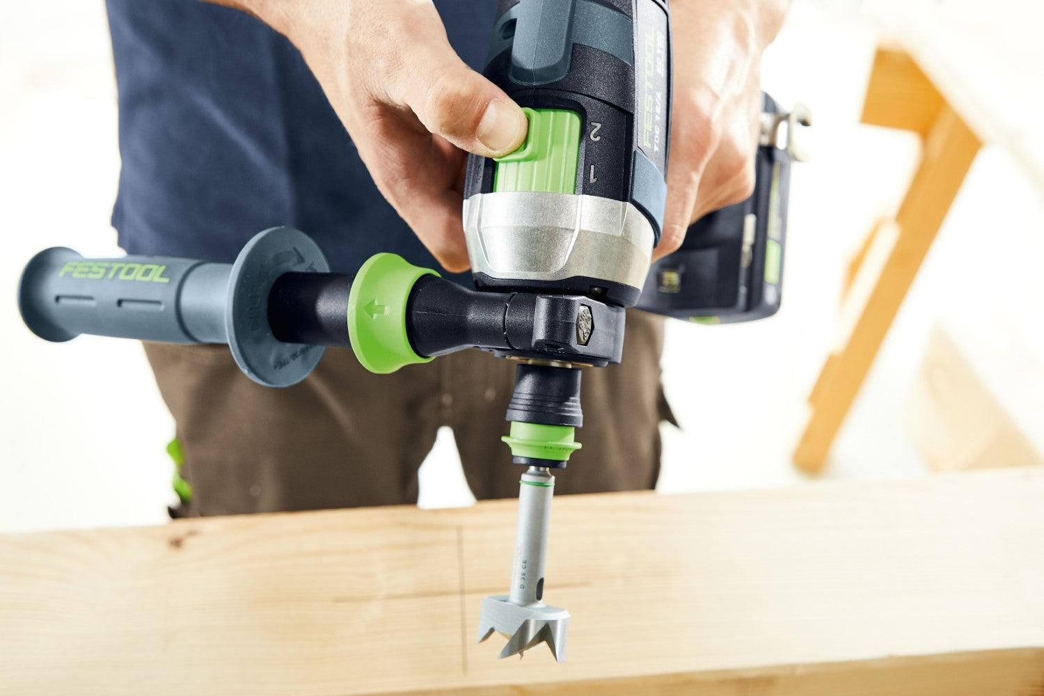 Festool TDC 18/4 5,0/4,0 I-Set QUADRIVE Accu Schroefboormachine 18V 4.0/5.0Ah    1x Hulpstuk in Systainer - 577612