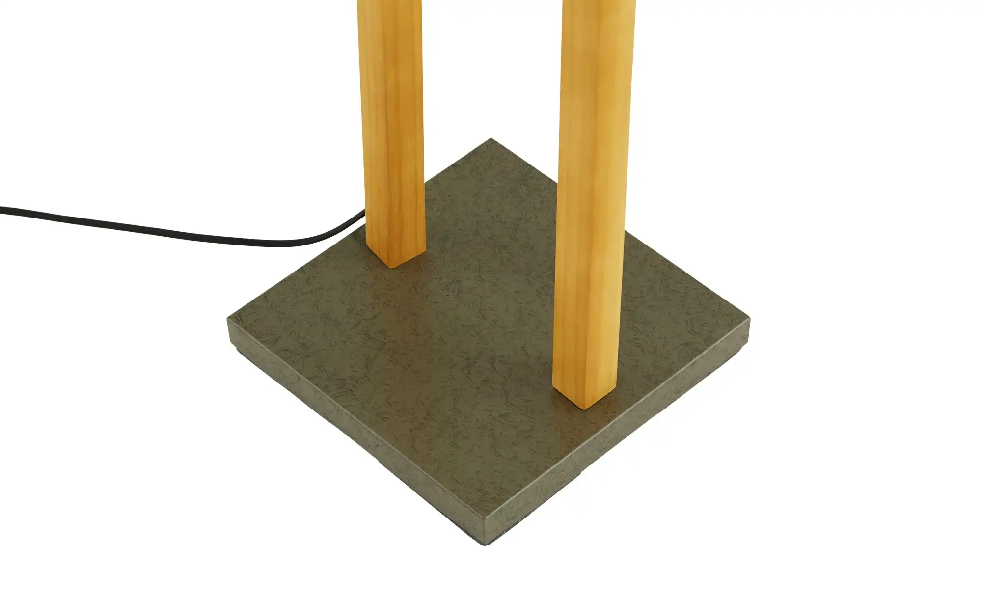 Trio Stehleuchte, 3-flammig, Nickel antik/Pinienholz