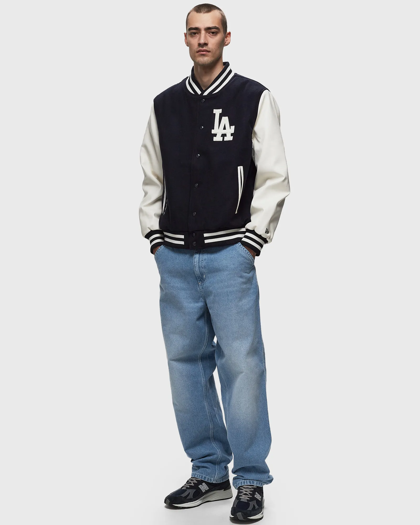New Era MLB WRLD SRIES VARSITY JKT LOSDOD NVYOFW