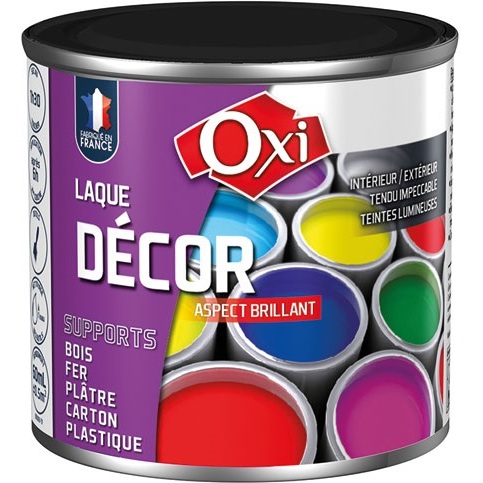 Laque décor 60 ml Aspect Brillant - Noir