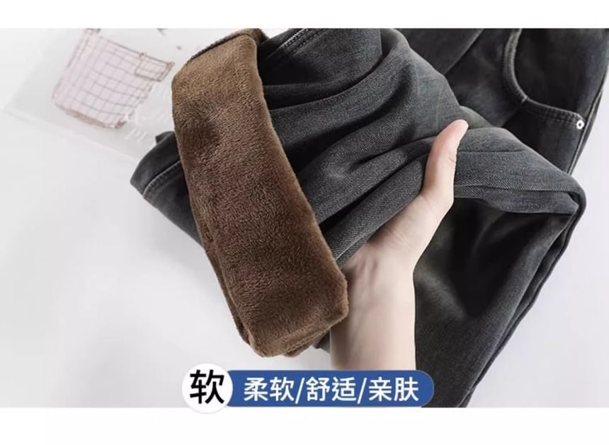 Notica - High Rise Washed Wide Leg Jeans