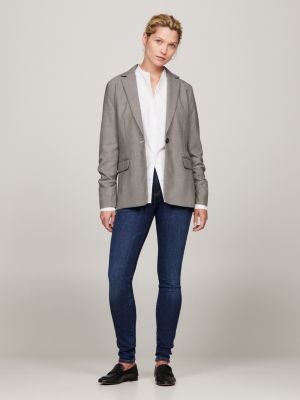 Calça jeans skinny de cintura média TH Flex Como