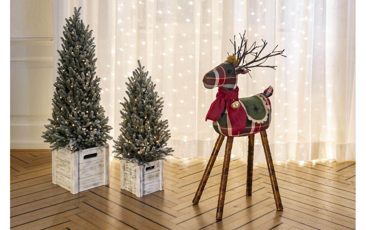 LED-Figur Rentier Jeffrey, 16 LED, 70 cmWeihnachtsfigur für den Innenbereich