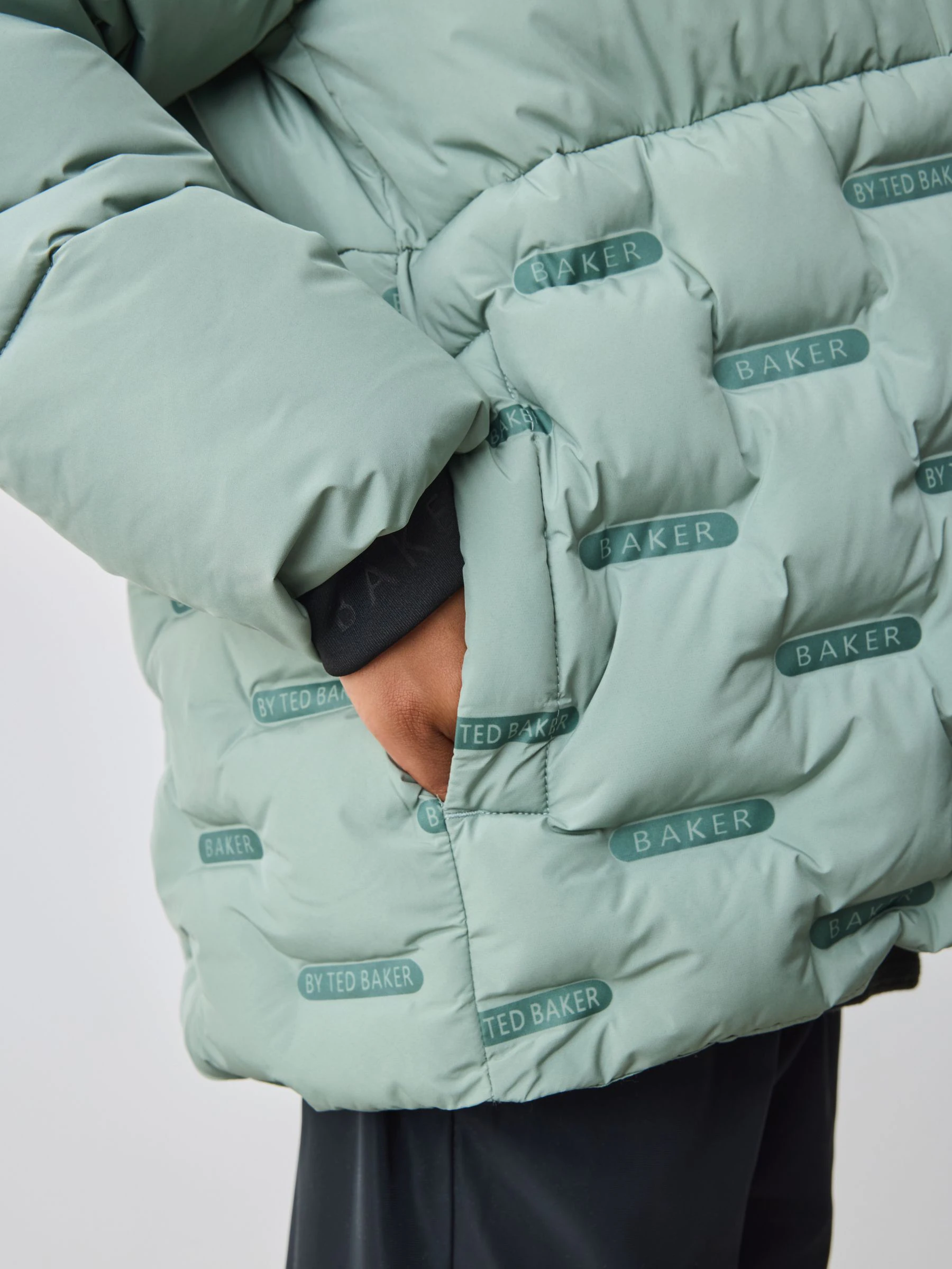 Groen - Baker by Ted Baker regenbestendige Heatseal jassen