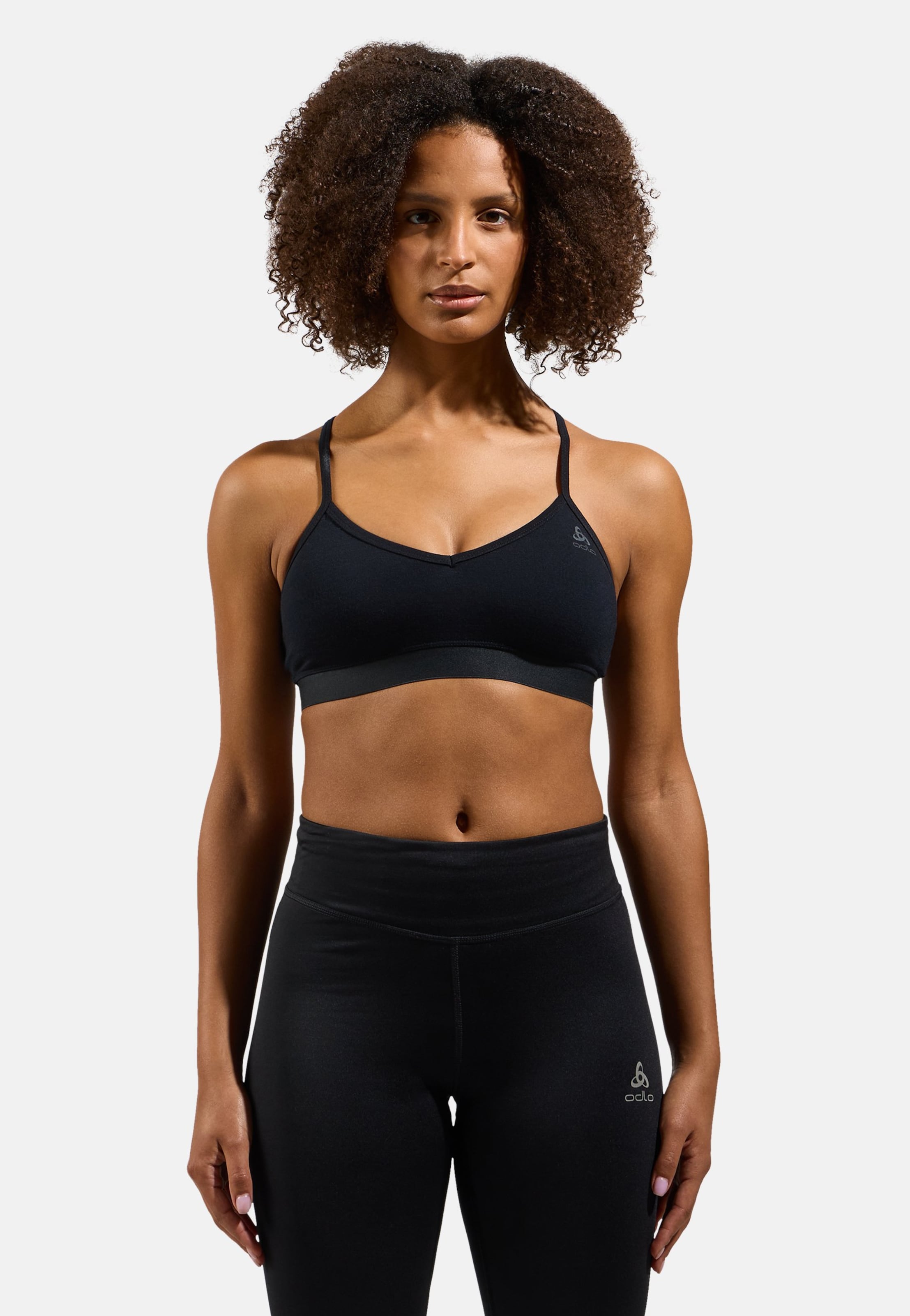 Merino Soft Sport-BH in black
