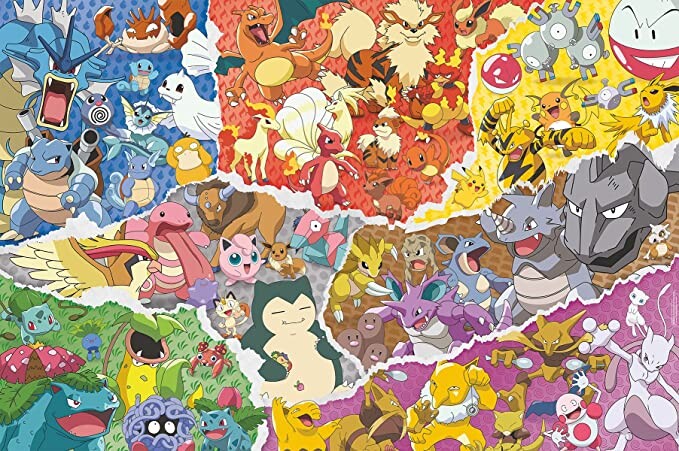 Pokémon Puslespil - 5000 Brikker - Ravensburger