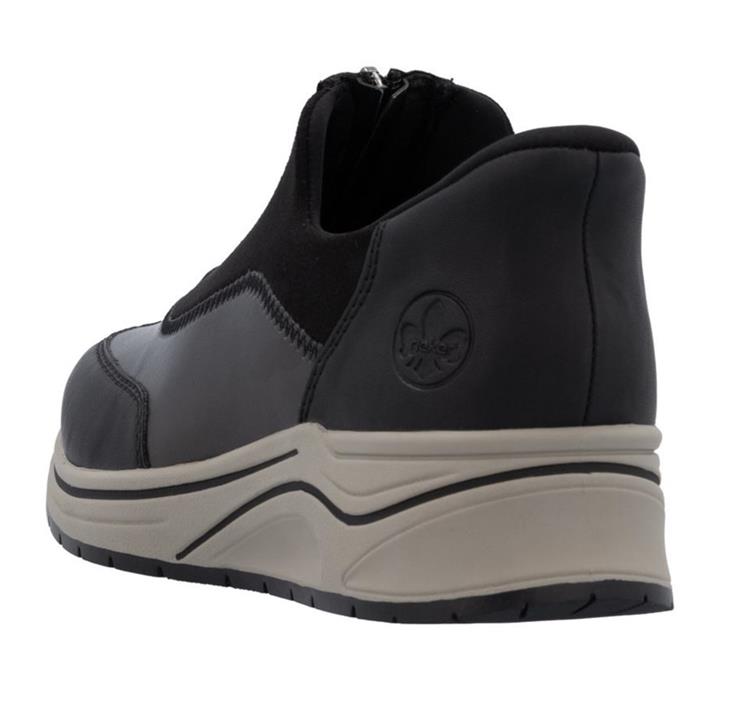 Rieker N9553 schwarz/antik/schwarz