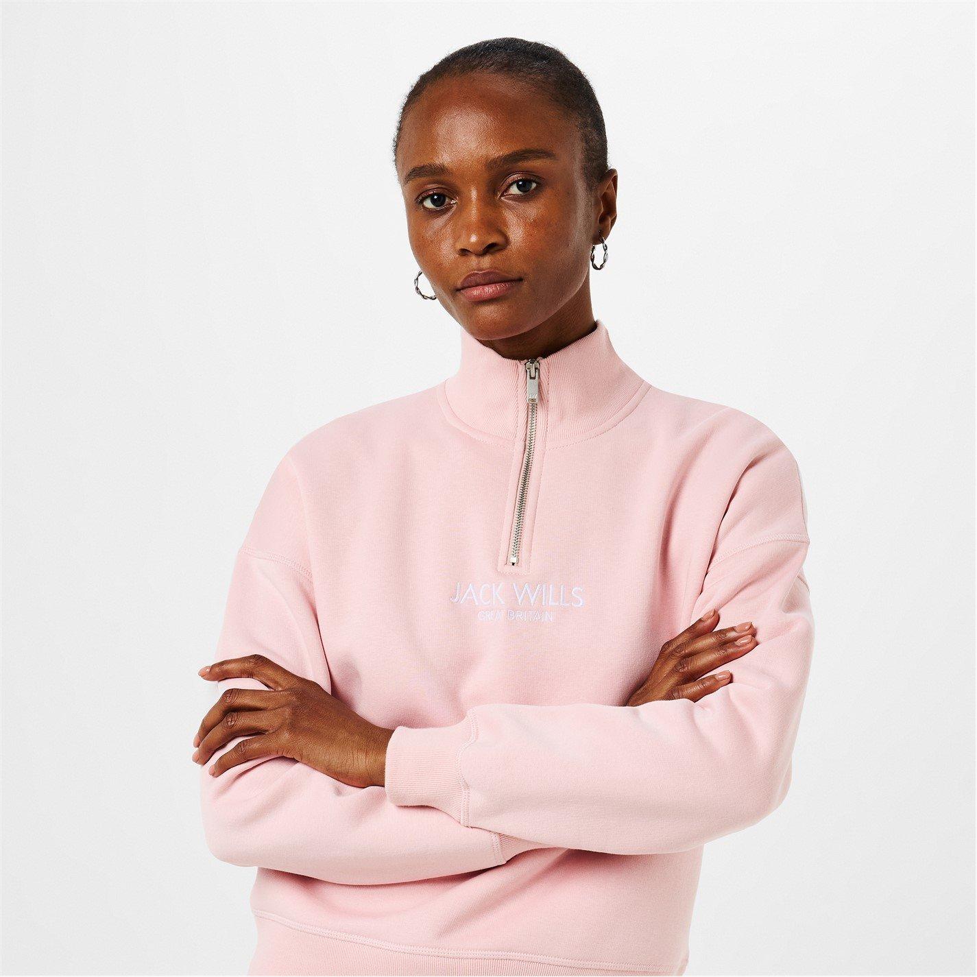 Jack Wills JW Honeylane Half Zip Sweatshirt