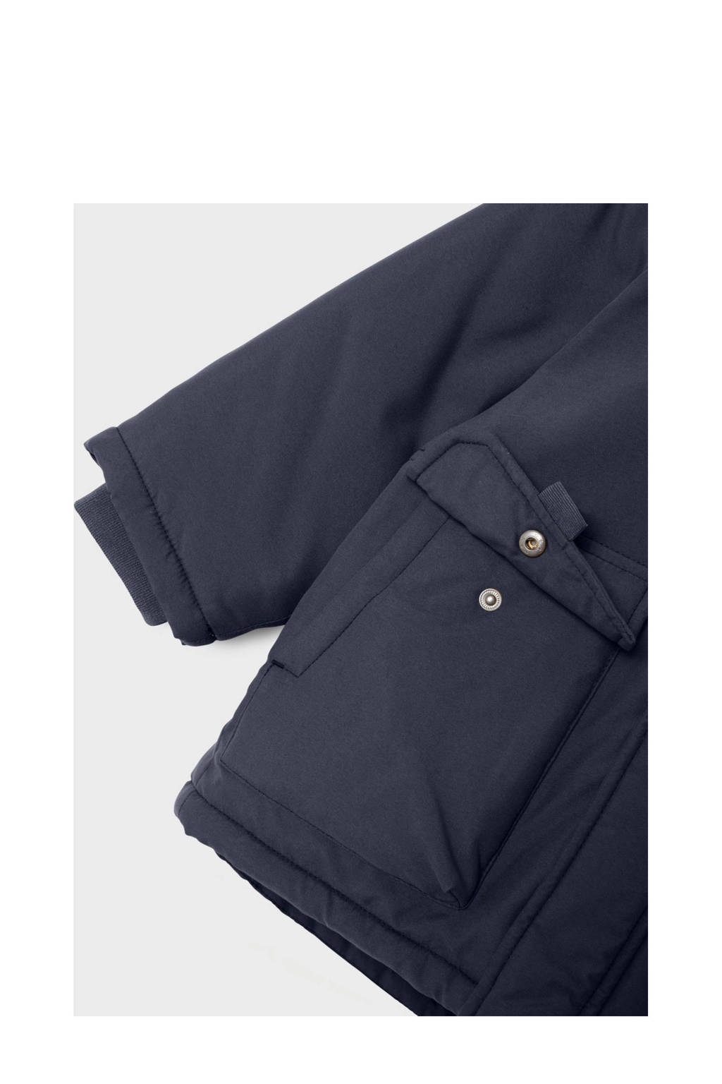NAME IT gewatteerde winterjas NMMMASTER donkerblauw