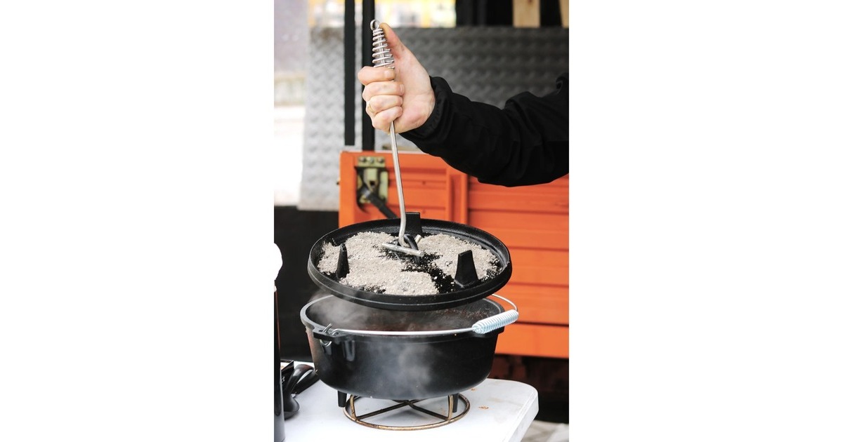 The WindmillRVS Lid Lifter grillbestek  (Roestvrij staal)