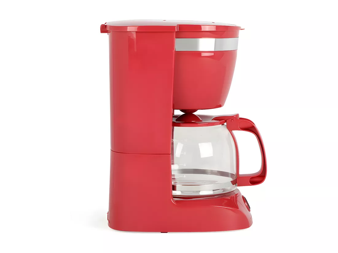 Cafetière électrique rouge 10-12 tasses