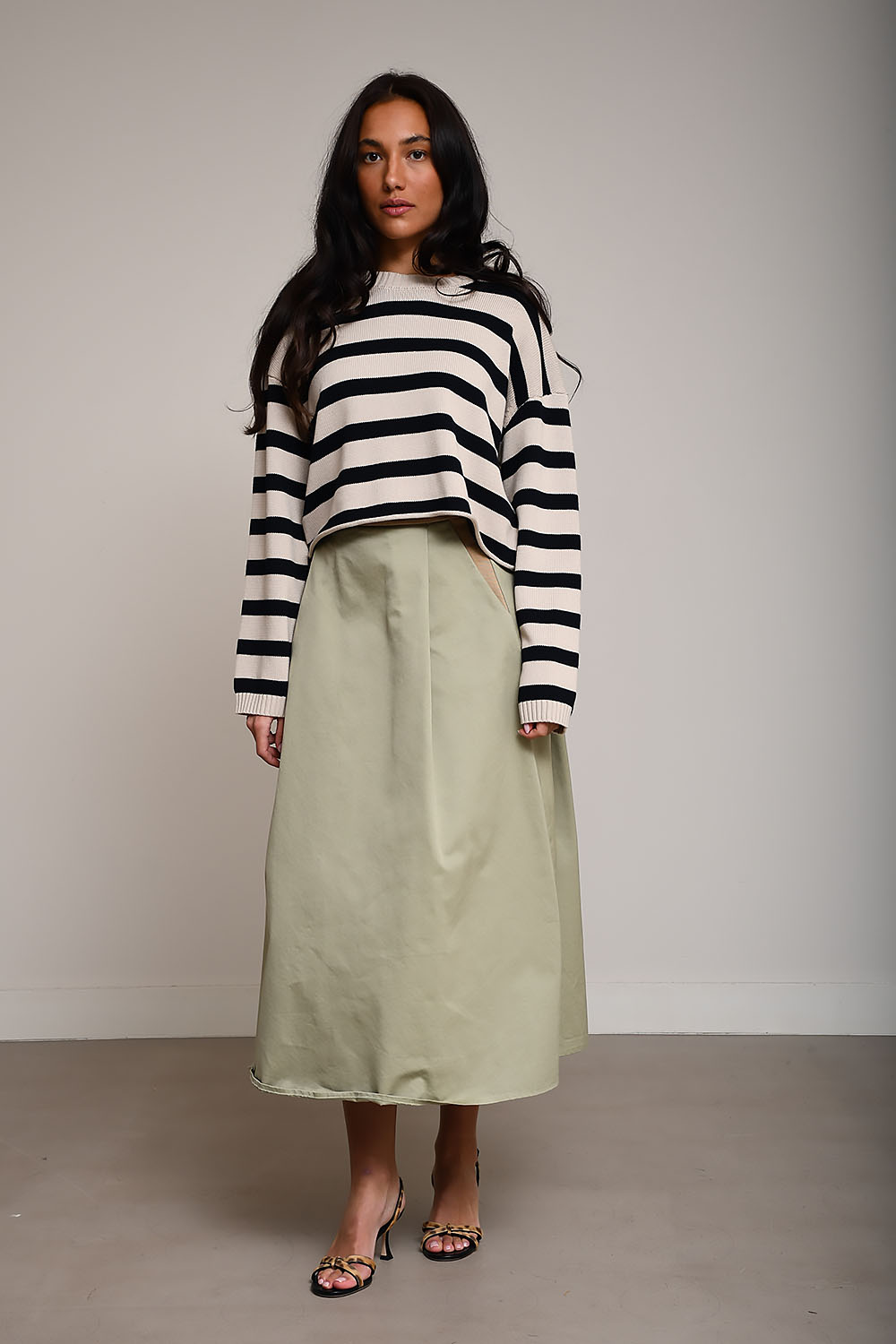 Imma26 cotton patchwork skirt