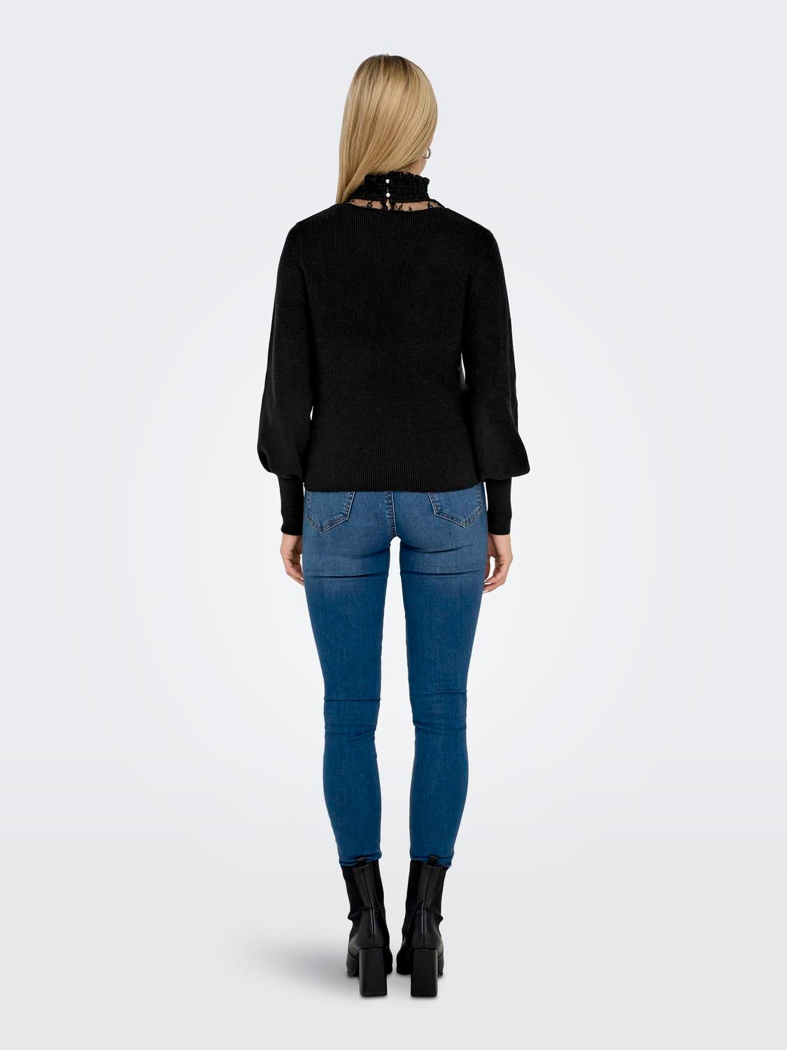 ONLKIRA Strickpullover Black