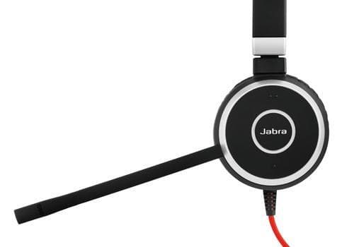Jabra Evolve 40 MS Stereo USB-C, Headset, Headset, Kontor/Callcenter, Sort, Binaural, 1,2 m