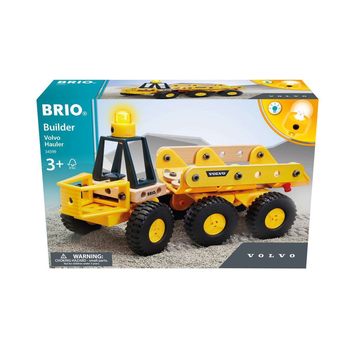 BRIO Spiel Builder Volvo Muldenkipper