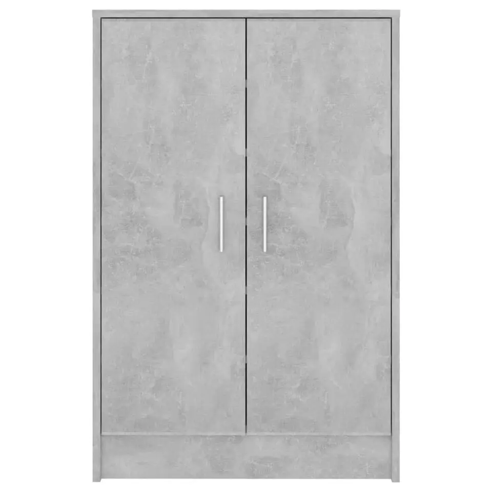 vidaXL - Schoenenkast - Grijs - Bewerkt hout - 60 x 35 x 92 cm