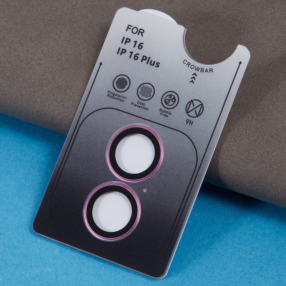 iPhone 16 / iPhone 16 Plus Kameraschutz Objektiv Ring Protector Abdeckung - Lila