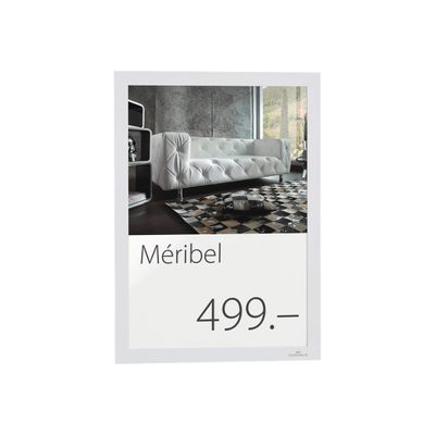 Durable Duraframe - 2 Cadres d'affichage adhésif - A4 - blanc