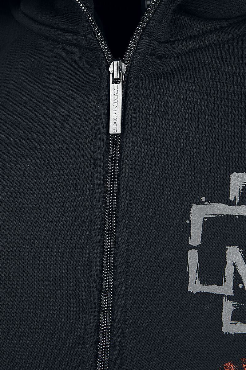 Sonne | Rammstein Sweat-shirt zippé à capuche