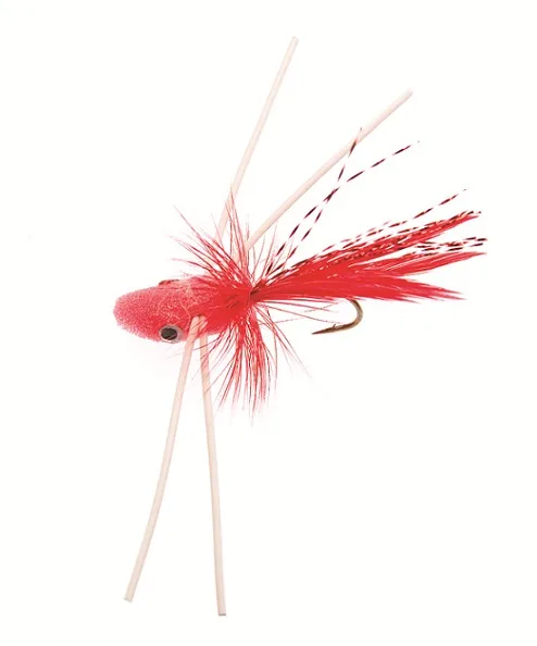Unique Flies Trout Popper #10 - Red