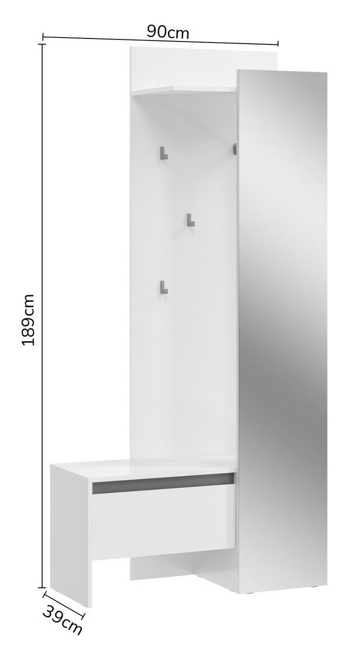 MID.YOU Kompaktgarderobe TORINO